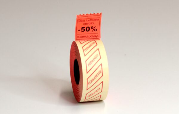 Hinnoitteluetiketti -50 % (3030041)